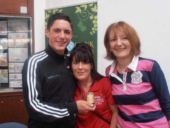 Peter Kennaugh with Mirella Annis and Dot Tilbury