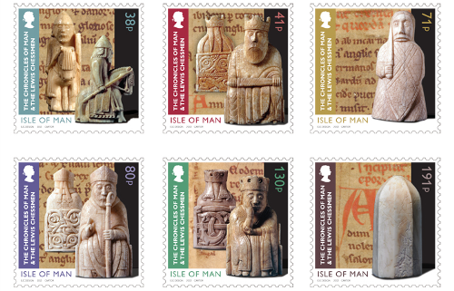 Lewis Chessmen Stamps